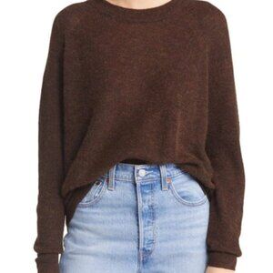 Madewell Elliston cropped alpaca sweater
